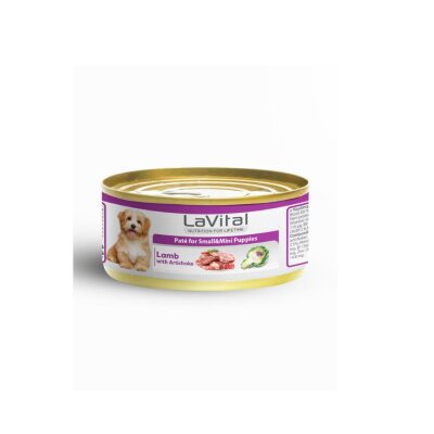 LaVital Kuzu Etli ve Enginarlı Yavru Köpek Konservesi 85 g