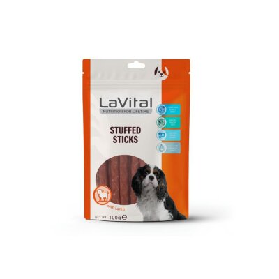 LaVital Kuzu ve Somonlu Yumuşak Çubuk Köpek Eğitim Ödülü 100 g