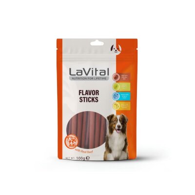 LaVital Sığır Etli Yumuşak Çubuk Köpek Eğitim Ödülü 100 g