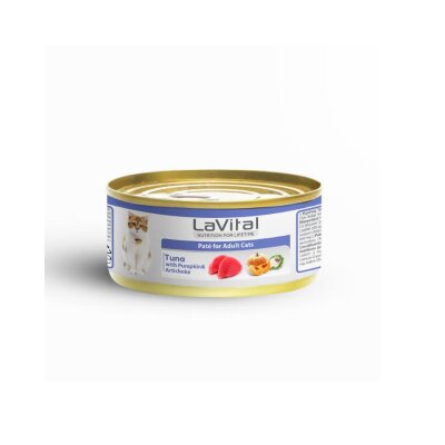 LaVital Ton Balıklı ve Enginarlı Yetişkin Yaş Kedi Maması 85 gr
