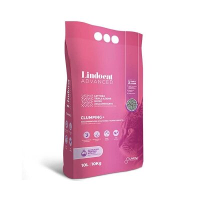 Lindocat Advanced Pudralı Ekstra Güçlü Topaklanan Kedi Kumu 10 L