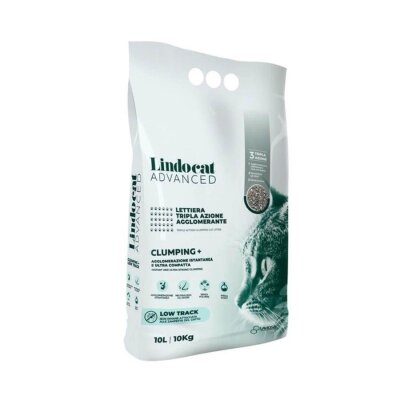 Lindocat Advanced Pati İzi Bırakmayan Topaklanan Kedi Kumu 10 L