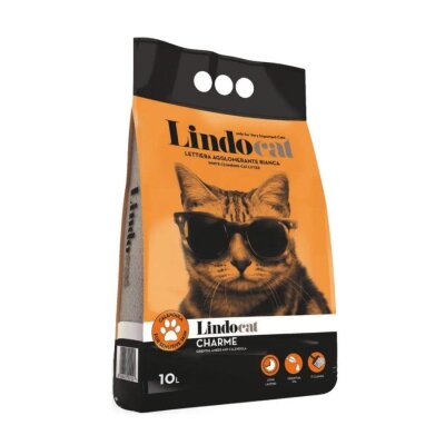Lindocat Amber Kokulu Kalın Taneli Topaklanan Kedi Kumu 10 L