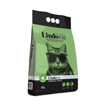 Lindocat Original İnce Taneli Kokusuz Topaklanan Bentonit Kumu 10 L