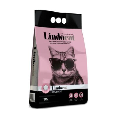 Lindocat Bebek Pudra Kokulu İnce Taneli Topaklanan Kedi Kumu 10 L