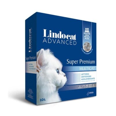 LindoCat Bikarbonatlı Koku Önleyici Topaklanan Bentonit Kedi Kumu 10 L