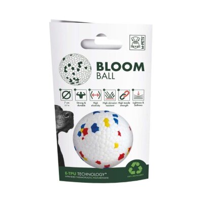 M-Pets Bloom Ball Parçalanmaz Yüzen Köpek Oyun Topu 7 cm