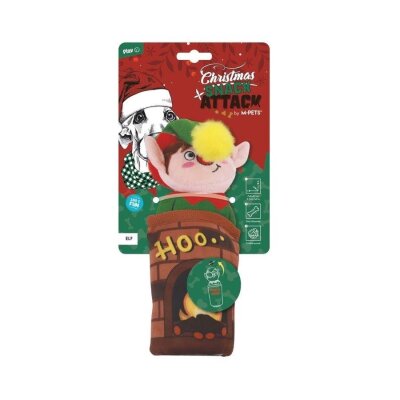 M-Pets Ödül Hazneli Sesli Peluş Köpek Oyuncağı (Elf)