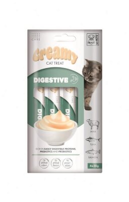 M-Pets Sindirim Destekli Kuzu, Somon ve Ton Krem Ödül 4 x 15 gr