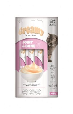 M-Pets Eklem Destekli Tavuk, Sığır ve Somonlu Krem Ödül 4 x 15 gr