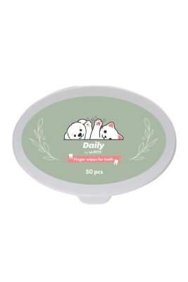 M-Pets Daily Kedi Köpek Diş Temizleme Parmak Pedi 50'li