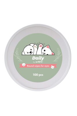 M-Pets Daily Alkolsüz Kedi Köpek Göz Çevresi Temizleme Pedi 100'lü