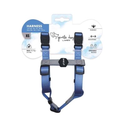 M-Pets Yumuşak Dolgulu Köpek Göğüs Tasması (Mavi, XS)