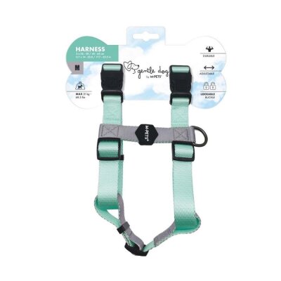 M-Pets Yumuşak Dolgulu Köpek Göğüs Tasması (Yeşil, M)