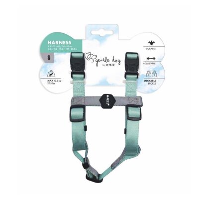 M-Pets Yumuşak Dolgulu Köpek Göğüs Tasması (Yeşil, S)