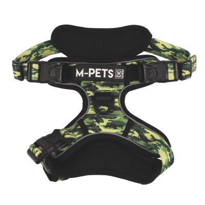 M-Pets Su Geçirmez Kamuflaj Reflektörlü Köpek Tasması (M)