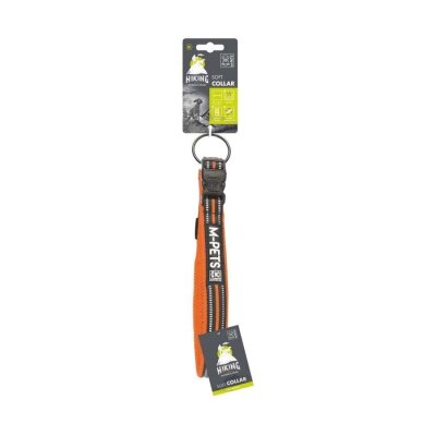 M-Pets Hiking Reflektörlü Dolgulu Köpek Boyun Tasması Turuncu XL