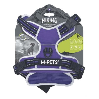 M-Pets Su Geçirmez Reflektörlü Köpek Tasması (Mor, M)