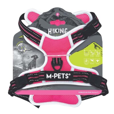M-Pets Su Geçirmez Reflektörlü Köpek Tasması (Pembe, S)