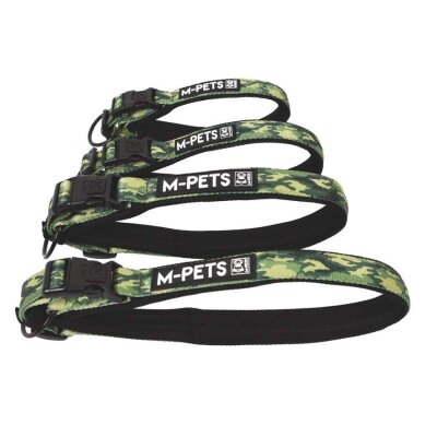 M-Pets Hiking Kamuflaj Dolgulu Köpek Boyun Tasması L