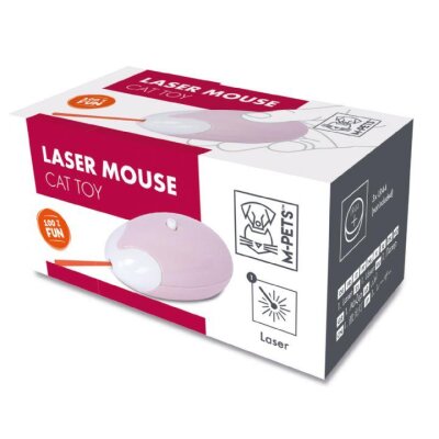 M-Pets Pilli Lazer Fare Kedi Oyuncağı, Pembe