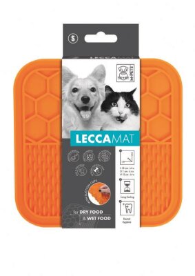 M-Pets Lecca Yavaş Beslenme Yalama Matı Turuncu S