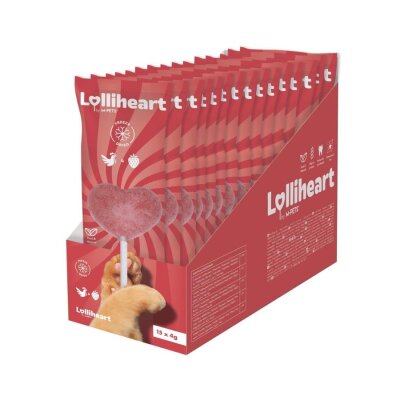 M-Pets Lolliheart Tavuklu Çilekli Kedi Ödülü 4 gr x 15