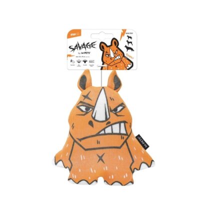 M-Pets Gergedan Sesli Peluş Köpek Oyuncağı 22x19 cm