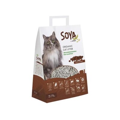 M-Pets Biyolojik Parçalanabilir Soya Kahve Aromalı Kedi Kumu 10 L