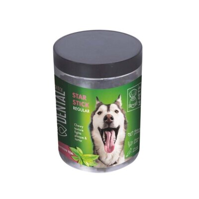 M-Pets Star Stick Yeşil Çaylı Dental Köpek Ödülü Orta/Büyük 340 gr