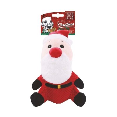 M-Pets Noel Baba Ödül Hazneli Sesli Peluş Köpek Oyuncağı
