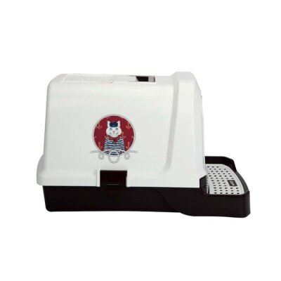 M-Pets Suez Sailor Kürek-Kum Torbalı Kapalı Kedi Tuvaleti 69x42x41 cm