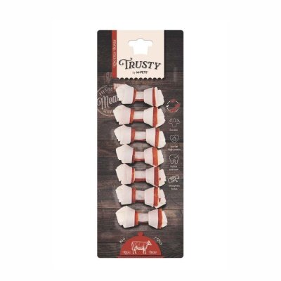M-Pets Trusty Biftekli Düğüm Köpek Çiğneme Ödülü 7'li 84 g