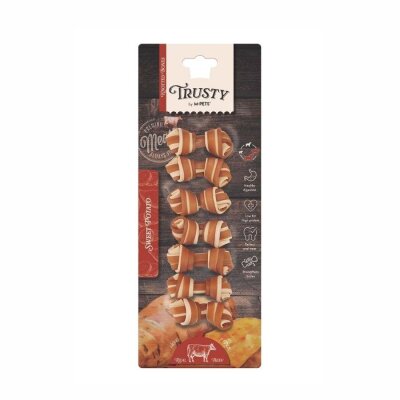 M-Pets Trusty Biftekli Tatlı Patatesli Köpek Ödül Kemiği 7'li 140 g