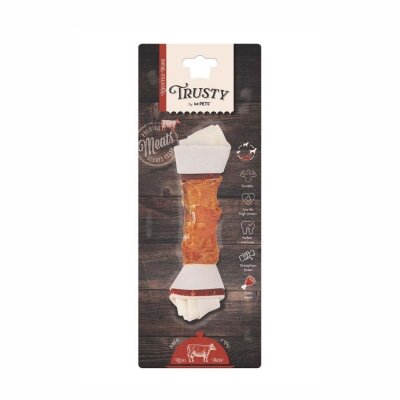 M-Pets Trusty Biftekli Düğüm Büyük Irk Köpek Çiğneme Ödülü 20,3 cm