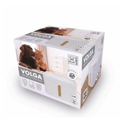 M-Pets Volga Işıklı Otomatik Su Sebili 2,2 L