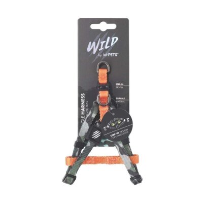 M-Pets Wild Jungle Güvenlik Kilitli Köpek Göğüs Tasması XS