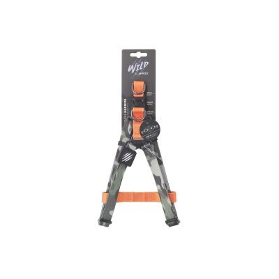 M-Pets Jungle Desenli Güvenlik Kilitli Köpek Tasması (L)