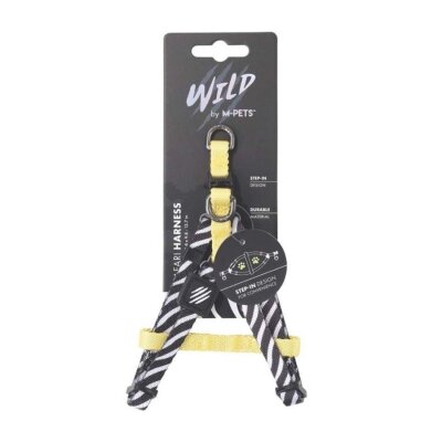 M-Pets Safari Desenli Güvenlik Kilitli Köpek Tasması (XS)