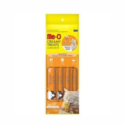 Me-O Creamy Tavuklu ve Bal Kabaklı 4x15 gr Kedi Ödülü