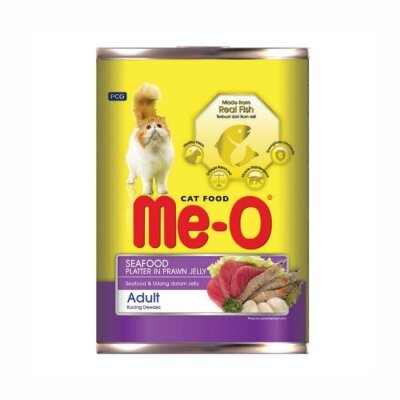 Me-O Karides Soslu 400 gr Yetişkin Kedi Konservesi