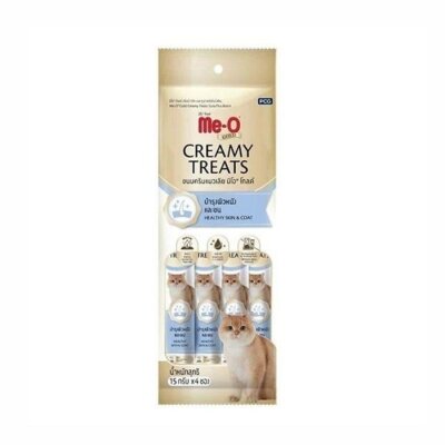 Me-O Gold Creamy Ton Balıklı ve Biotinli 4x15 gr Kedi Ödülü