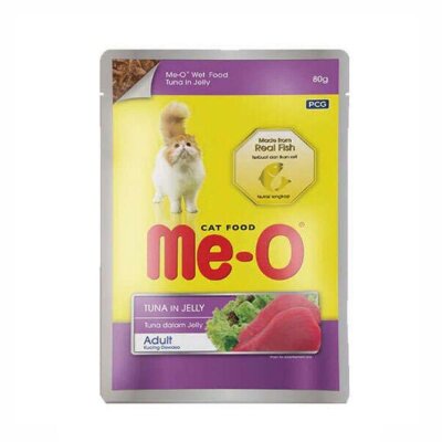 Me-O Jöleli Ton Balıklı 80 gr Yetişkin Kedi Konservesi