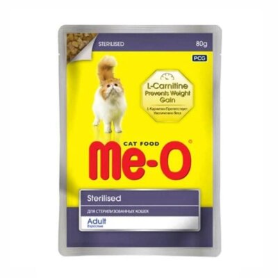 Me-O Tavuklu 80 gr Kısırlaştırılmış Yetişkin Kedi Konservesi