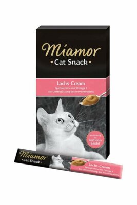 Miamor Cream Somonlu Omega 3 Krem Kedi Ödülü 6 x 15 gr