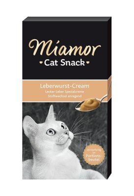 Miamor Cream Ciğerli Krema Kedi Ödülü 6 x 15 gr