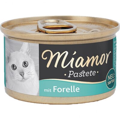 Miamor Pastete Alabalıklı Pate Yetişkin Kedi Konservesi 85 gr
