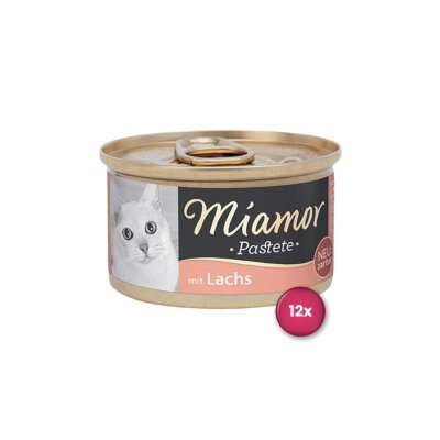 Miamor Pastete Somonlu Ezme Yetişkin Kedi Konservesi 85 gr x 12 Adet