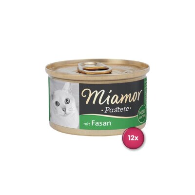Miamor Pastete Sülünlü Ezme Yetişkin Kedi Konservesi 85 gr x 12 Adet