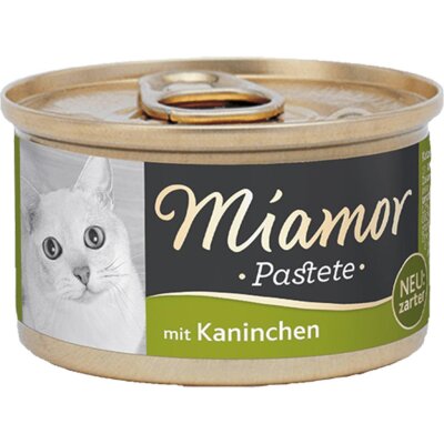 Miamor Pastete Tavşanlı Pate Yetişkin Kedi Konservesi 85 gr